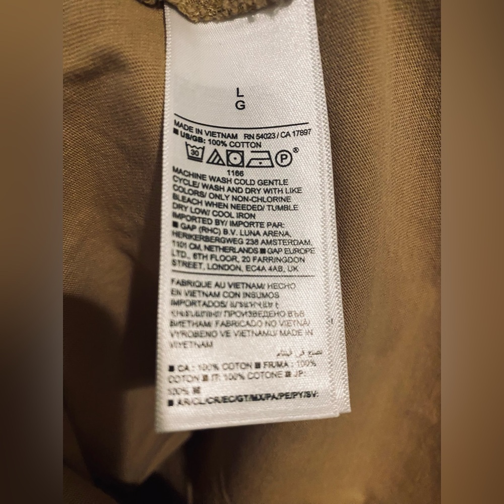 BANANA REPUBLIC MENS SOFT WASH TEE / WHISKEY - Picture 13 of 16